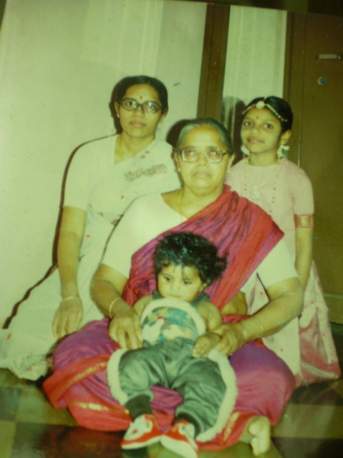 My Amma with me and my children